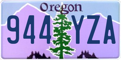 OR license plate 944YZA