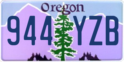 OR license plate 944YZB