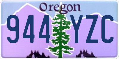 OR license plate 944YZC