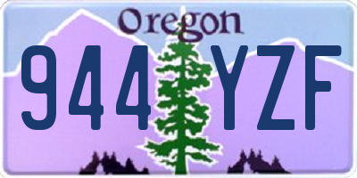 OR license plate 944YZF