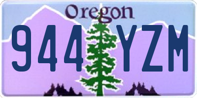 OR license plate 944YZM