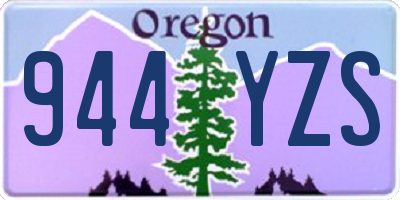 OR license plate 944YZS
