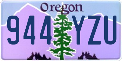 OR license plate 944YZU