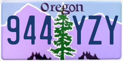 OR license plate 944YZY
