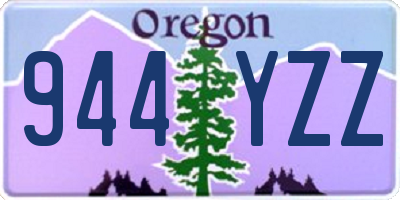 OR license plate 944YZZ