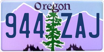 OR license plate 944ZAJ