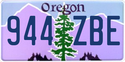 OR license plate 944ZBE