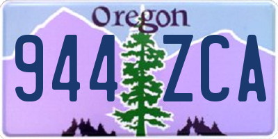 OR license plate 944ZCA
