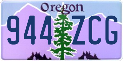 OR license plate 944ZCG