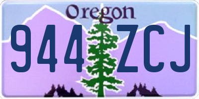OR license plate 944ZCJ
