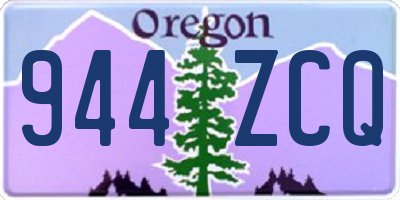 OR license plate 944ZCQ