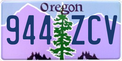 OR license plate 944ZCV