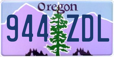 OR license plate 944ZDL