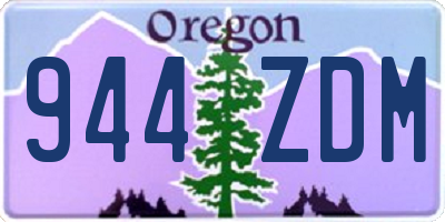 OR license plate 944ZDM