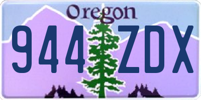 OR license plate 944ZDX