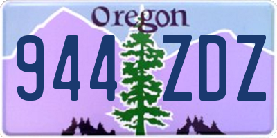 OR license plate 944ZDZ