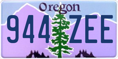 OR license plate 944ZEE