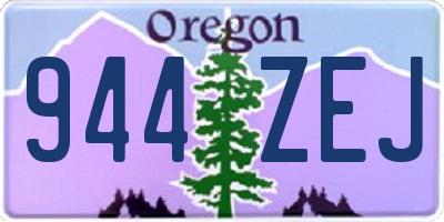 OR license plate 944ZEJ