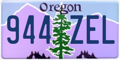 OR license plate 944ZEL