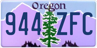 OR license plate 944ZFC