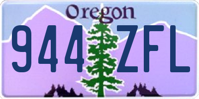 OR license plate 944ZFL