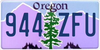 OR license plate 944ZFU