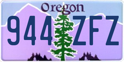 OR license plate 944ZFZ