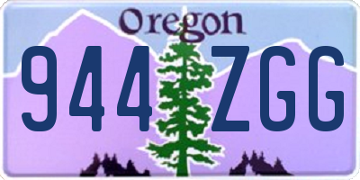 OR license plate 944ZGG