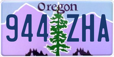 OR license plate 944ZHA