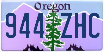 OR license plate 944ZHC