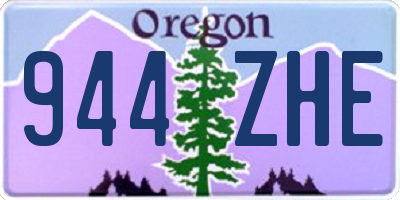 OR license plate 944ZHE