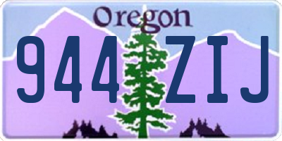 OR license plate 944ZIJ