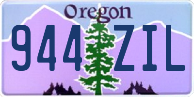 OR license plate 944ZIL