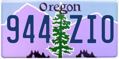 OR license plate 944ZIO