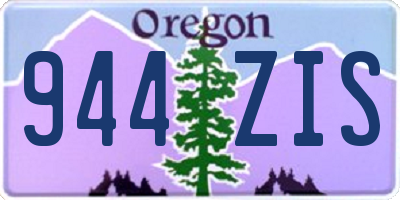 OR license plate 944ZIS