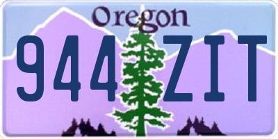 OR license plate 944ZIT