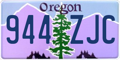 OR license plate 944ZJC