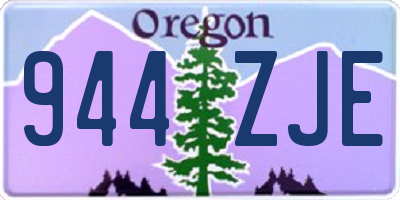 OR license plate 944ZJE