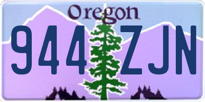 OR license plate 944ZJN