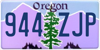 OR license plate 944ZJP