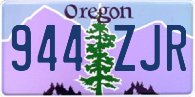 OR license plate 944ZJR