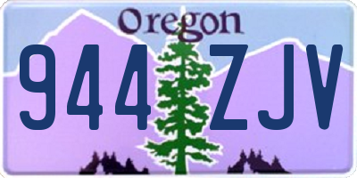 OR license plate 944ZJV