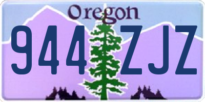 OR license plate 944ZJZ