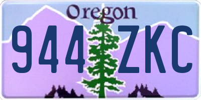 OR license plate 944ZKC