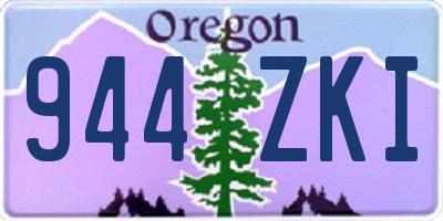 OR license plate 944ZKI