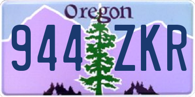 OR license plate 944ZKR
