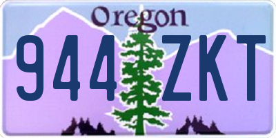 OR license plate 944ZKT