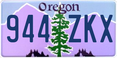 OR license plate 944ZKX