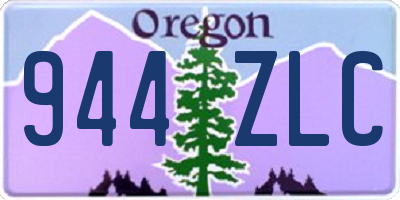 OR license plate 944ZLC