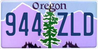 OR license plate 944ZLD